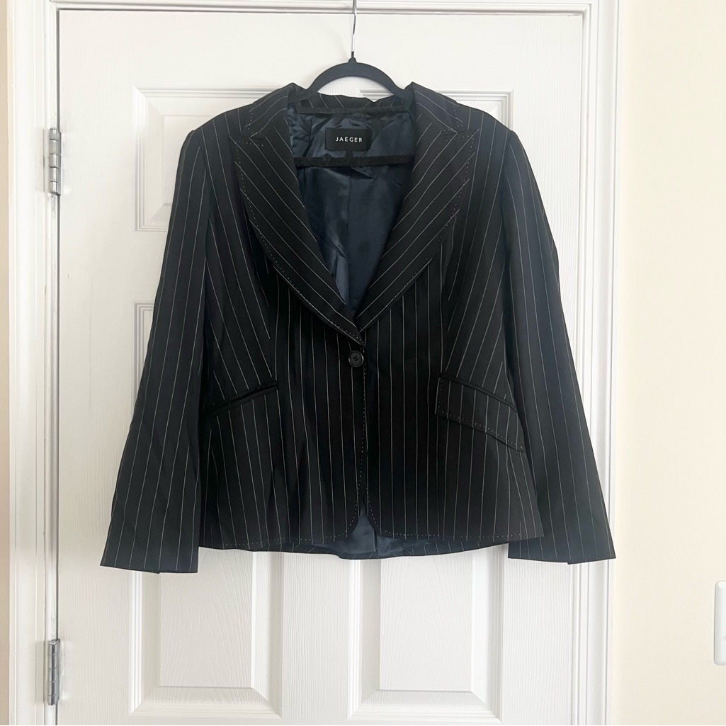 Jaeger Pinstripe Blazer